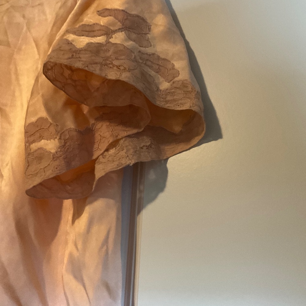 Peach dress cover up 1930